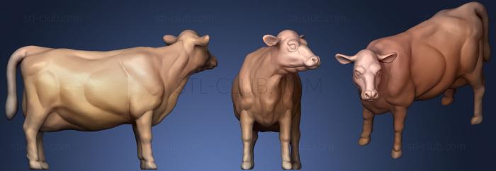 3D model Gold Cow (STL)